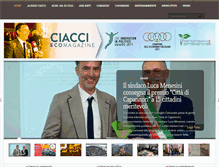 Tablet Screenshot of ciaccimagazine.org